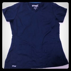 Greys anatomy Navy scrub top